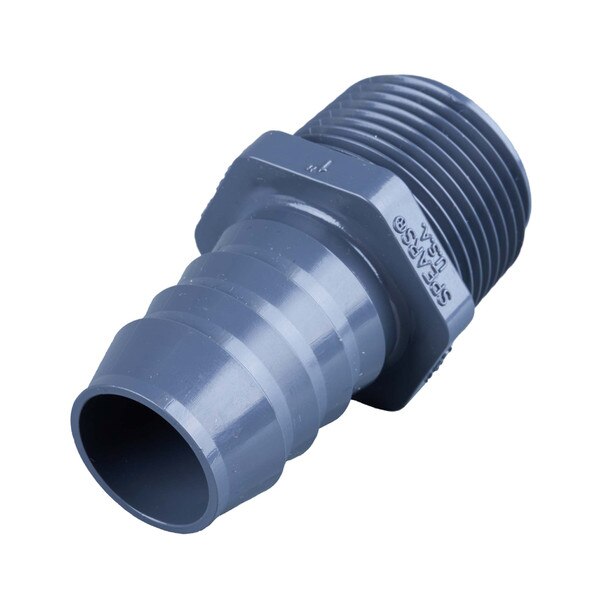 plumbing fitting 1 inch hose barb